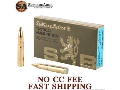 Sellier & Bellot Subsonic 300 Blackout Ammo