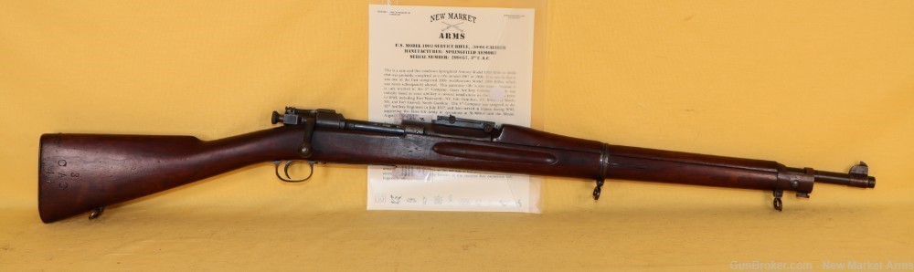 Rare & Early Springfield Model 1903 c. 1907, WWI 3rd CAC Unit Marked-img-0