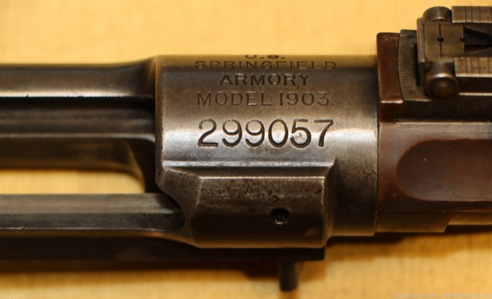 Rare & Early Springfield Model 1903 c. 1907, WWI 3rd CAC Unit Marked-img-101