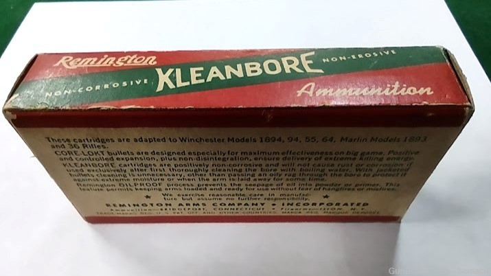 32 Winchester Special.  REMINGTON Kleanbore.   Excellent Condition-img-1