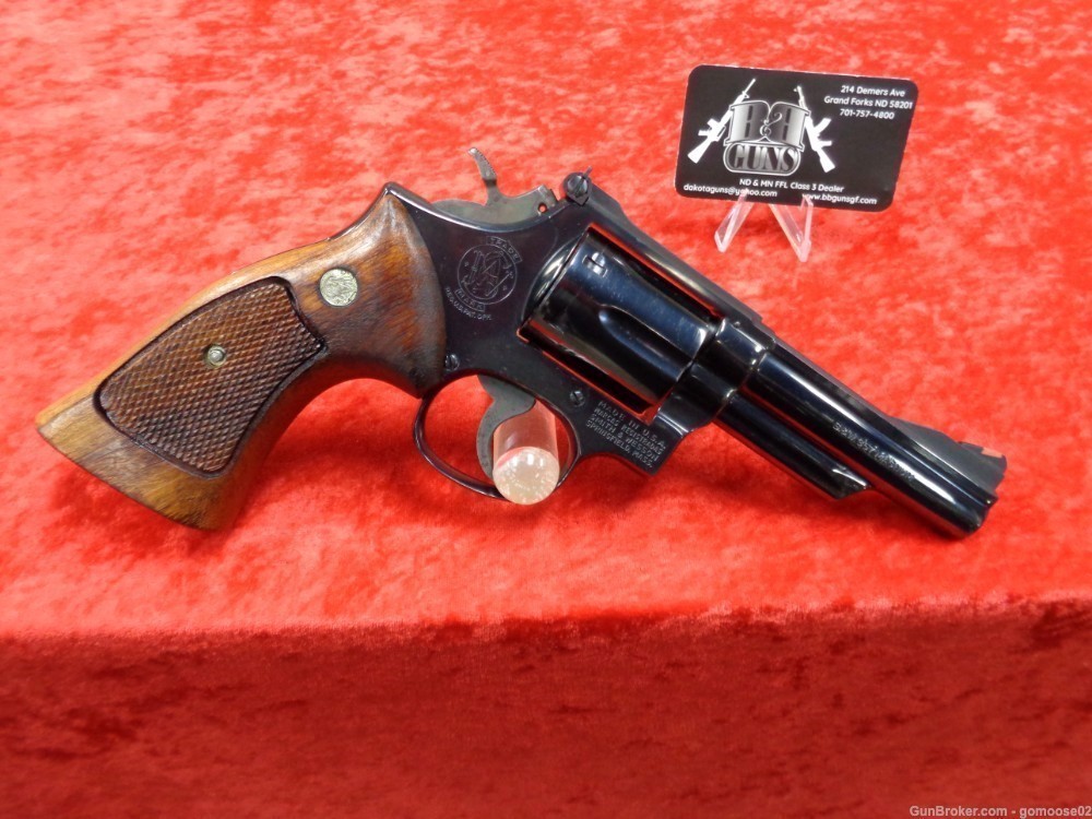 1979 S&W Model 19 Combat 357 Magnum Pinned Recessed Mag Wood Grips WE TRADE-img-6