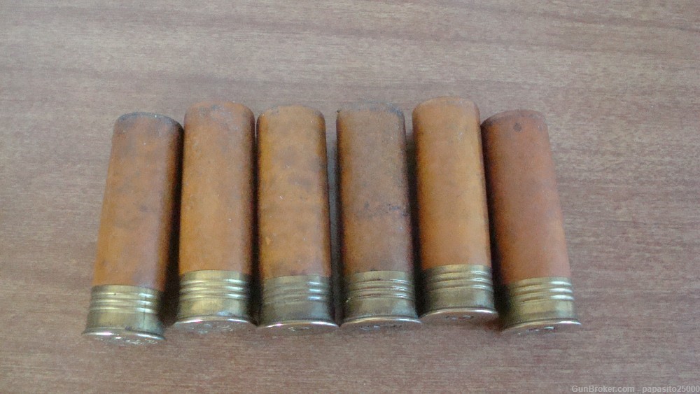 6 Vintage Winchester Repeater 12ga Pumpkin Ball slugs 12 gauge ga win shot-img-4