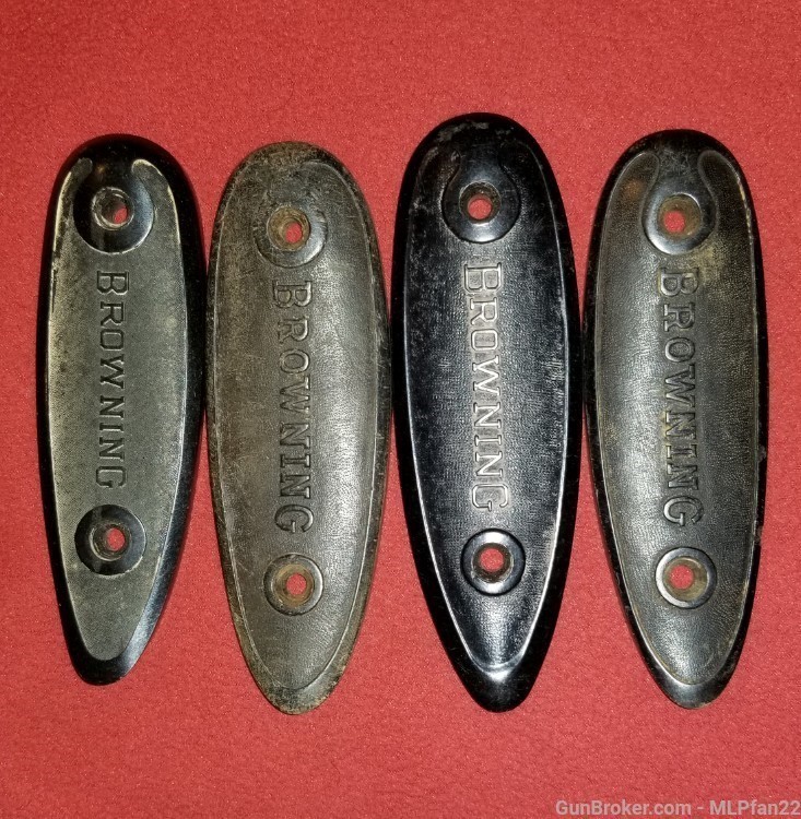 Lot of 4 newer Browning butplates parts-img-0