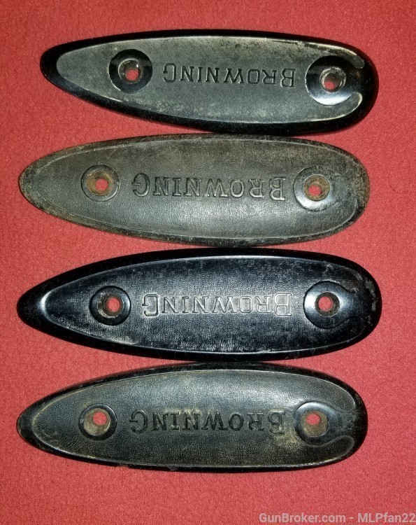 Lot of 4 newer Browning butplates parts-img-1