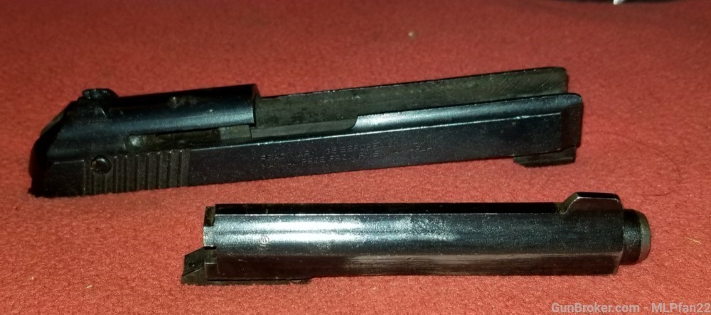 FIE 380 caliber Model SPP slide and barrel parts -img-0
