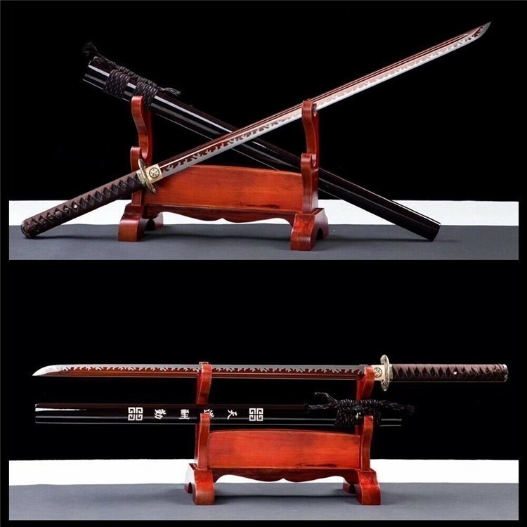 Japanese Sword Katana Hand forged Real Clay Hamon-img-0