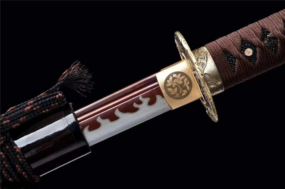 Japanese Sword Katana Hand forged Real Clay Hamon-img-1