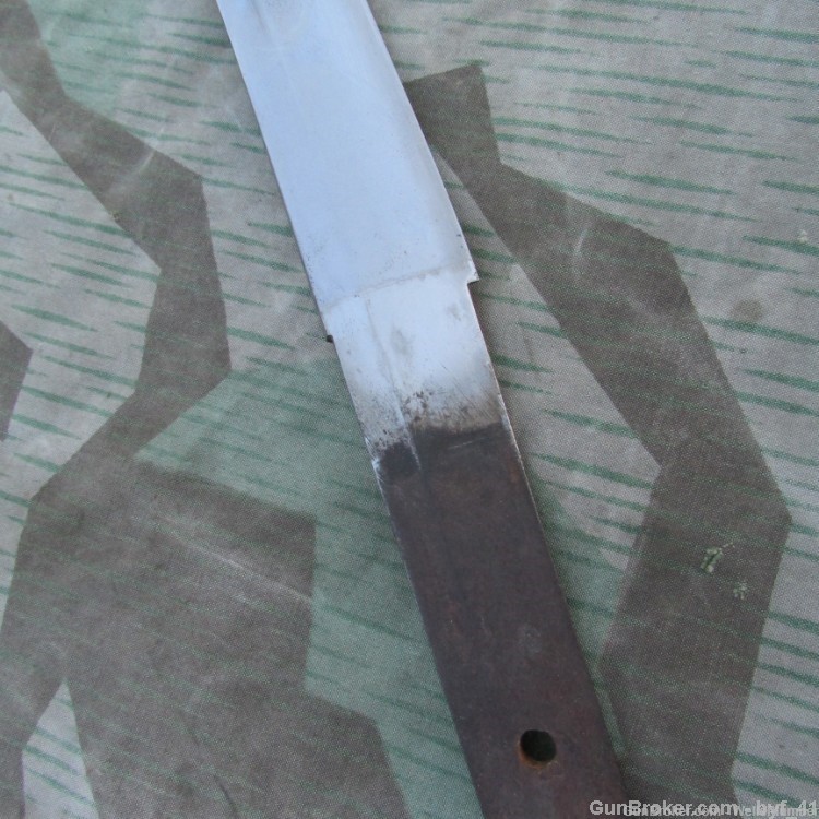 JAPANESE WWII OFFICERS COMBAT KATANA SWORD w/SCABBARD & KNOT (SIGNED BLADE)-img-15