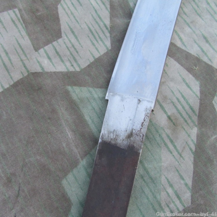 JAPANESE WWII OFFICERS COMBAT KATANA SWORD w/SCABBARD & KNOT (SIGNED BLADE)-img-9