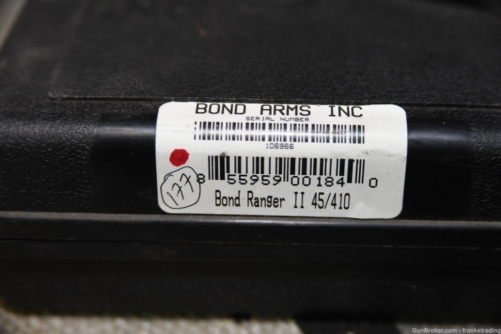 NIB NEW Bond arms derringer Ranger II 45Colt/410 4.25 BBL unfired-img-11
