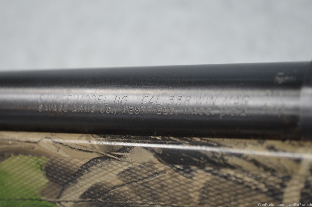 Savage 110L Left Handed 338 Winchester Magnum 24" Excellent-img-7