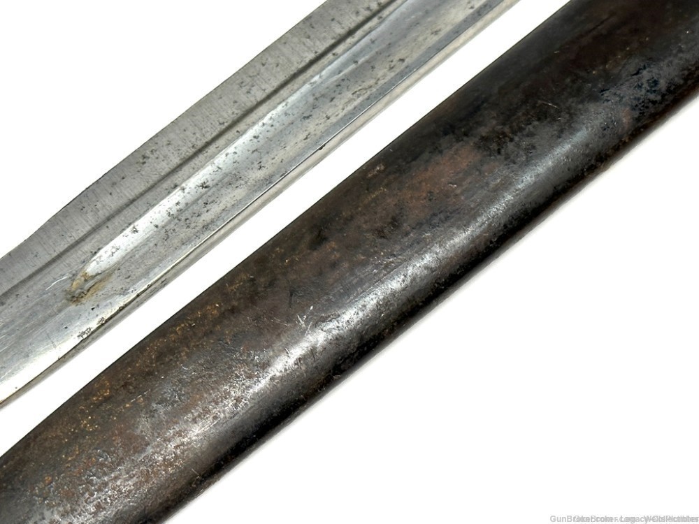 1891 ARGENTINE MAUSER BAYONET WITH SCABBARD ALUMINUM GRIPS-img-15