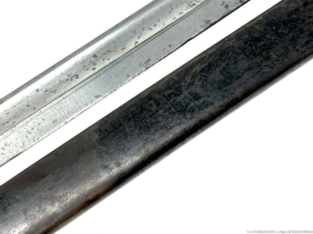 1891 ARGENTINE MAUSER BAYONET WITH SCABBARD ALUMINUM GRIPS-img-6