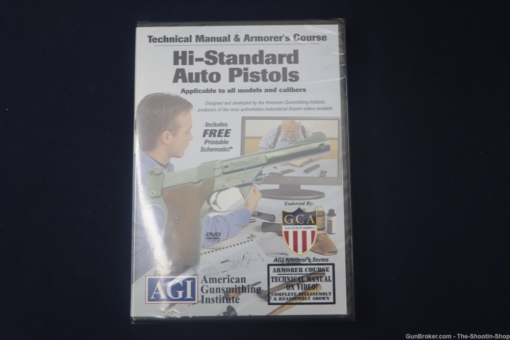 AGI Technical Manual & Armorer Course Instructional DVD Hi Standard Pistols-img-0