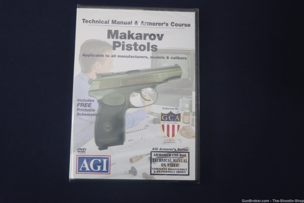 AGI Technical Manual & Armorers Course Instructional DVD Makarov Pistols-img-0