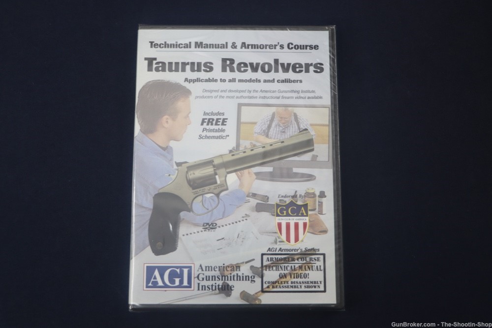 AGI Technical Manual & Armorers Course Instructional DVD Taurus Revolvers-img-0