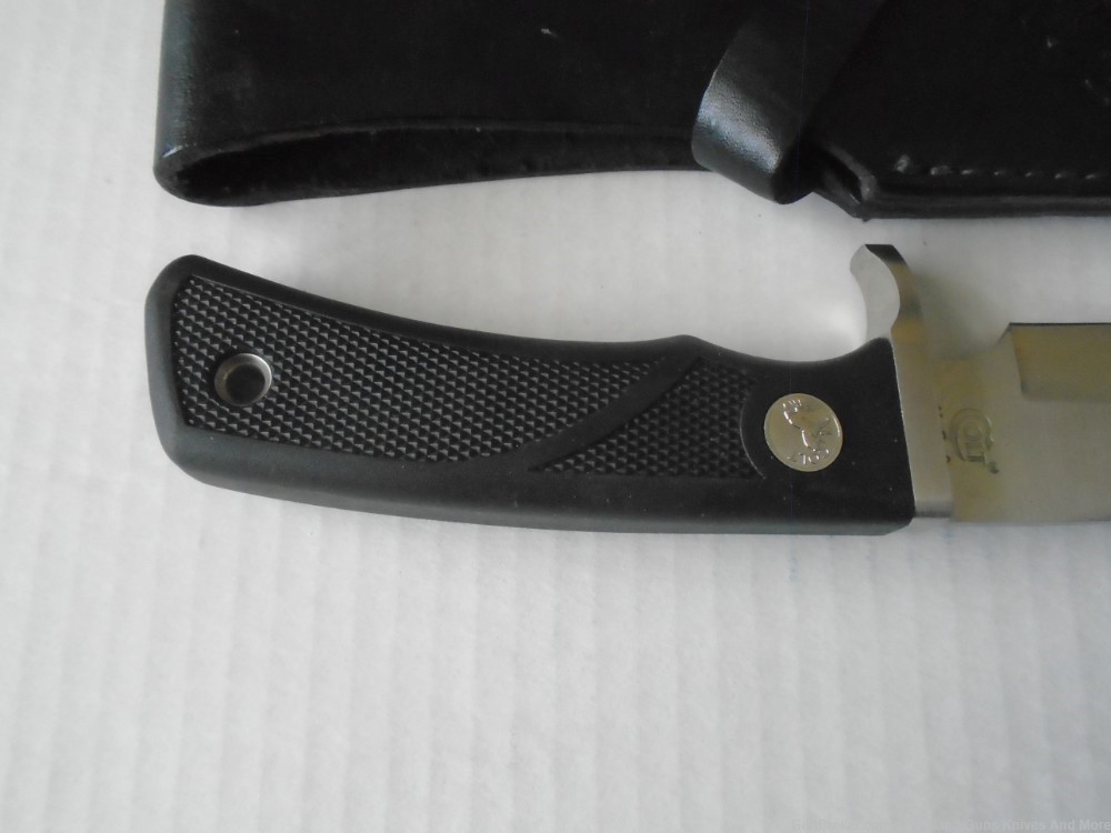 NIB USA MADE Colt CT3 Fixed Blade Sporting Knife With Leather Sheath & Box!-img-18
