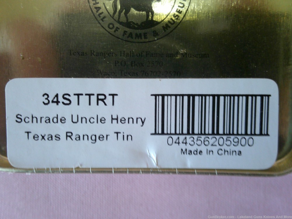 New Still Sealed! Texas Ranger 1835-2010 Schrade 175th. Anniversary Knife!-img-16