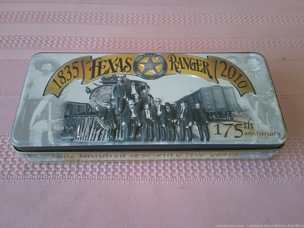 New Still Sealed! Texas Ranger 1835-2010 Schrade 175th. Anniversary Knife!-img-8