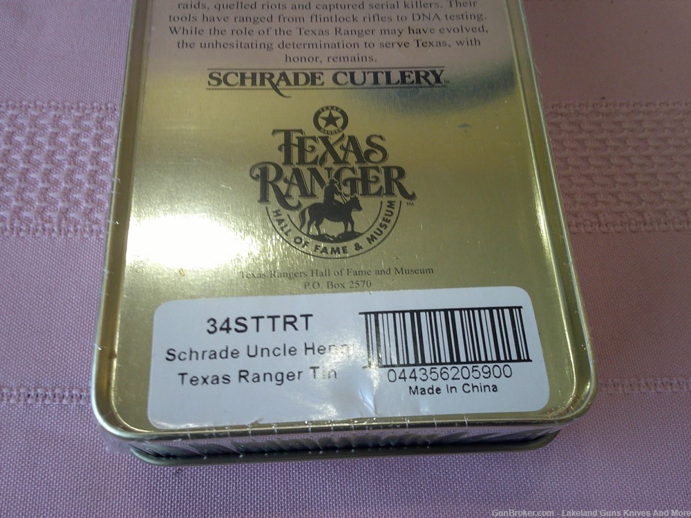 New Still Sealed! Texas Ranger 1835-2010 Schrade 175th. Anniversary Knife!-img-13