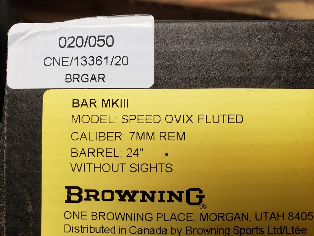 NEW! BROWNING BAR MKIII SPEED 7MM REM MAG 24" OVIX CAMO MK3 REMINGTON 7 NIB-img-0