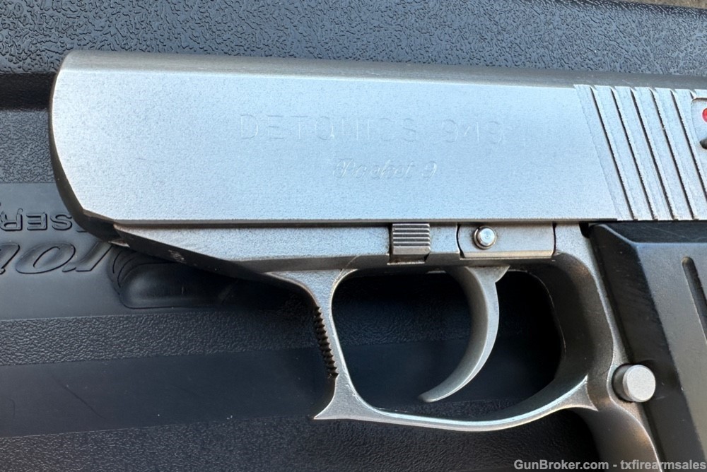 Detonics Pocket 9 9mm Semiauto Pistol, 3” Barrel, Only Made for 1 Year-img-5
