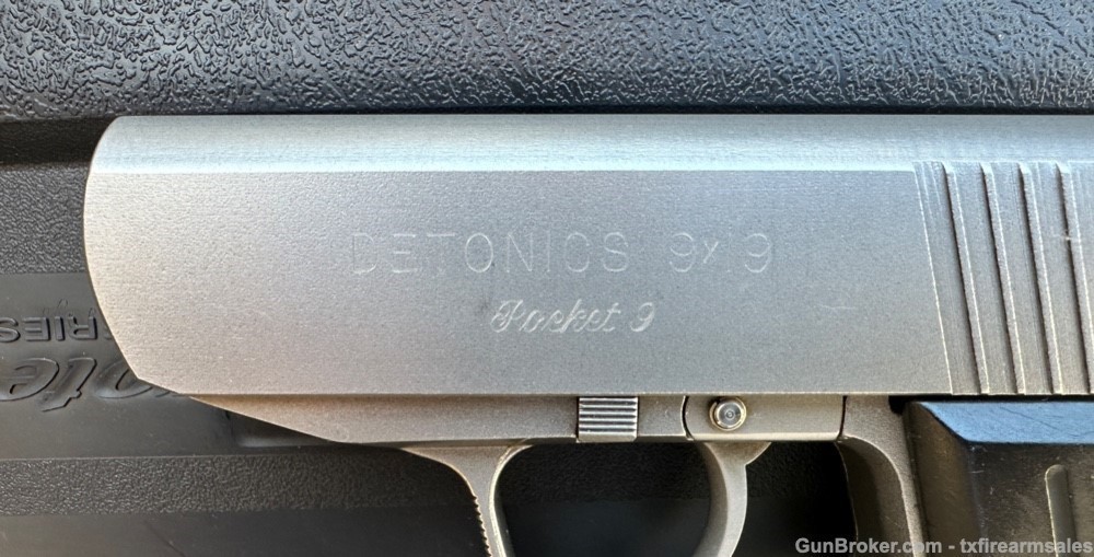 Detonics Pocket 9 9mm Semiauto Pistol, 3” Barrel, Only Made for 1 Year-img-8