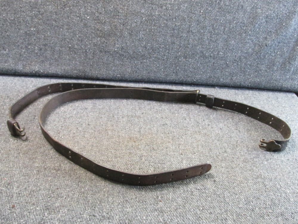 US WWI MODEL 1903 RIFLE LEATHER SLING LF&C DATED 1918 (VERY NICE & COMPLETE-img-8