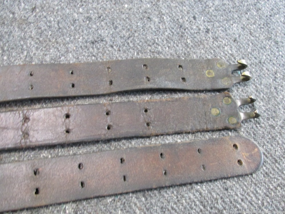 US WWI MODEL 1903 RIFLE LEATHER SLING LF&C DATED 1918 (VERY NICE & COMPLETE-img-4