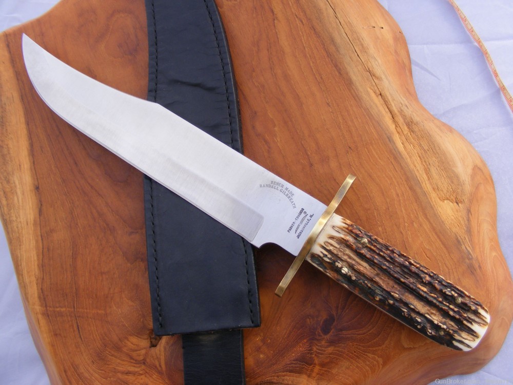 1986 Parker Edwards USA Stag Bowie. Randall Gilbreath Bench Made ...