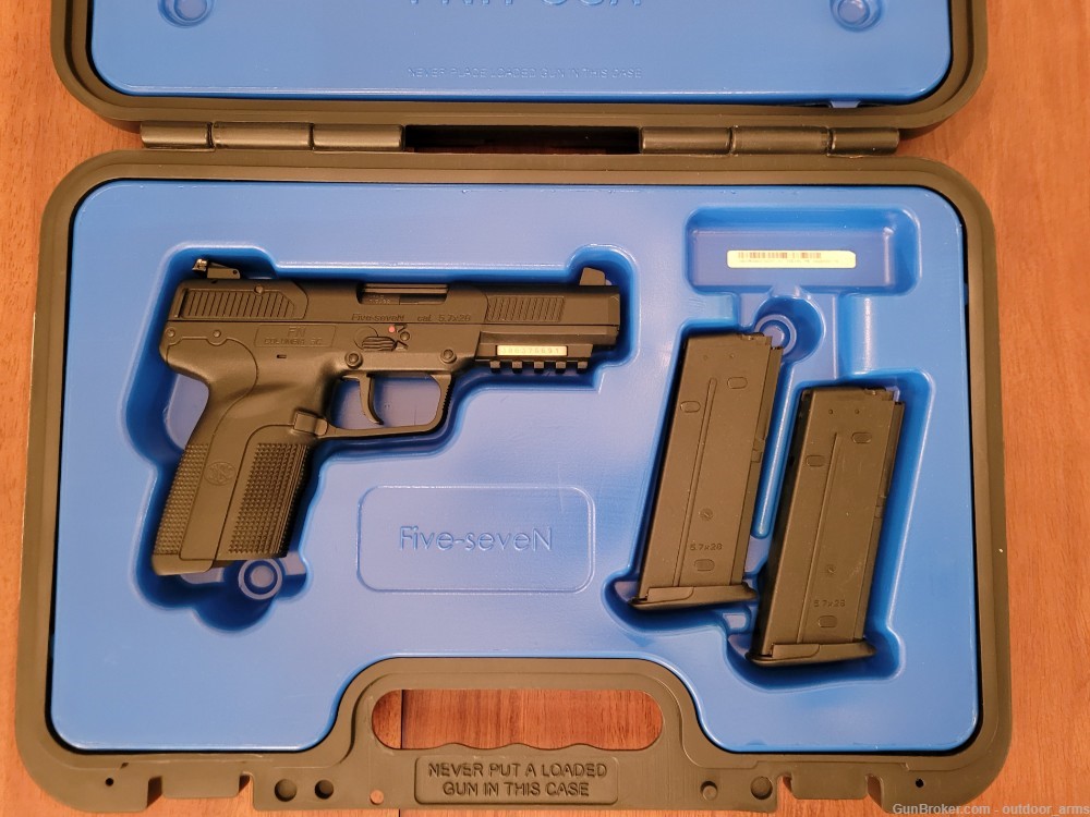 FN FIVE-SEVEN (5.7) with 2 Mags and Case - Like New (BARELY FIRED)-img-0