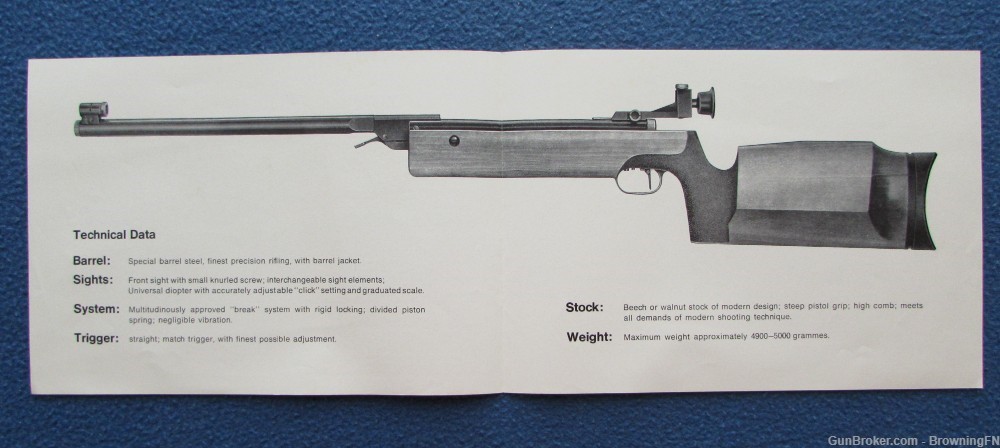 Vintage Walther LGV Air Rifle Flyer 1970?-img-1
