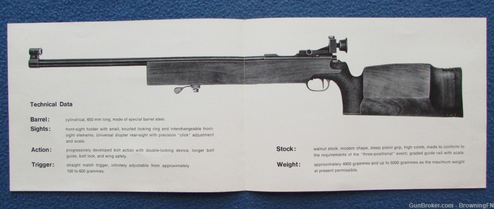 Vintage Walther UIT Special Intro Flyer Pictures and Specs-img-1