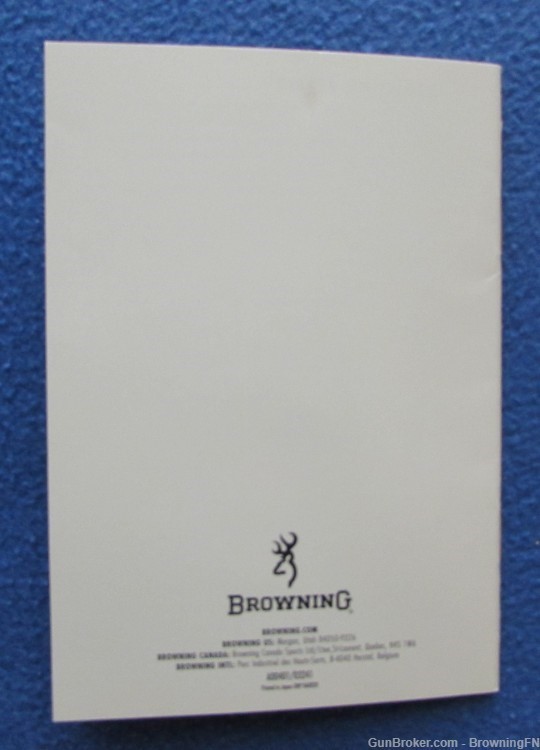 Vintage Browning BPS Owners Instruction Manual Pump Model -img-2