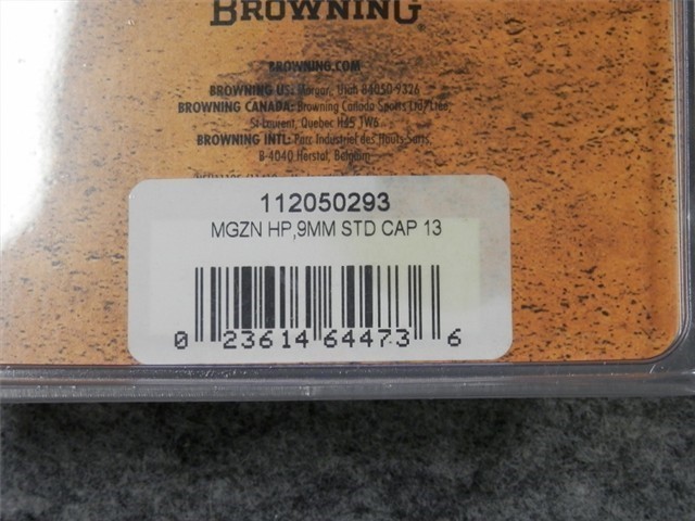 (4 TOTAL) BROWNING HI-POWER 9mm FACTORY 13RD MAGAZINE (NEW)-img-3
