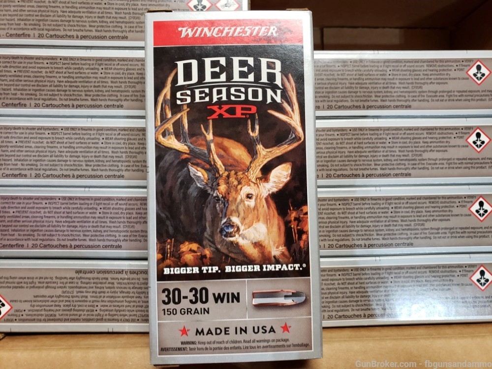 IN STOCK! 200 RDS WINCHESTER DEER SEASON .30-30 150 EXTREME POINT 30-30 HP-img-2