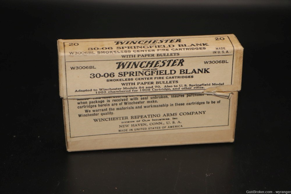 Winchester 30-06 Springfield Vintage Blank Cartridges-img-0