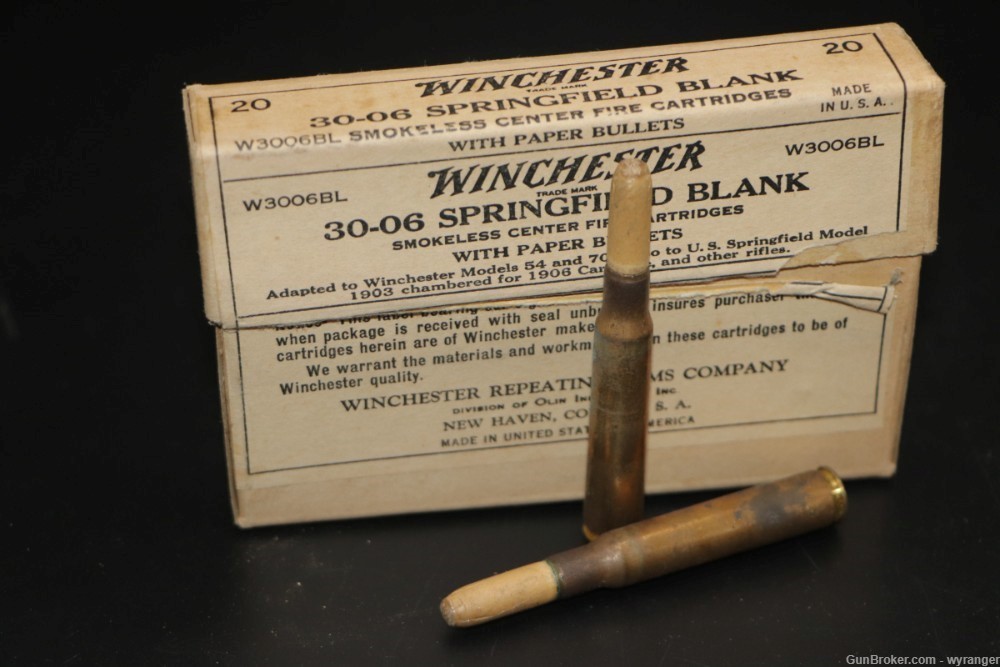 Winchester 30-06 Springfield Vintage Blank Cartridges-img-1