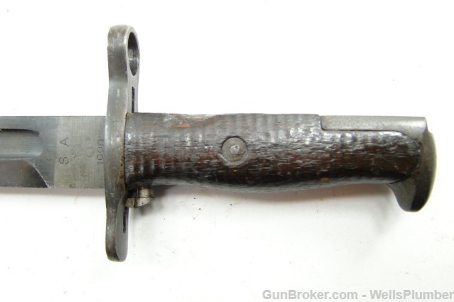 US SPRINGFIELD ARMORY MODEL 1905 BAYONET WITH SCABBARD DATED 1920-img-7