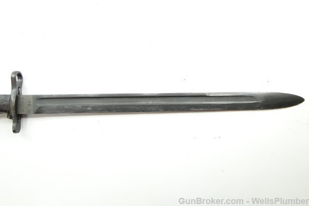 US SPRINGFIELD ARMORY MODEL 1905 BAYONET WITH SCABBARD DATED 1920-img-5
