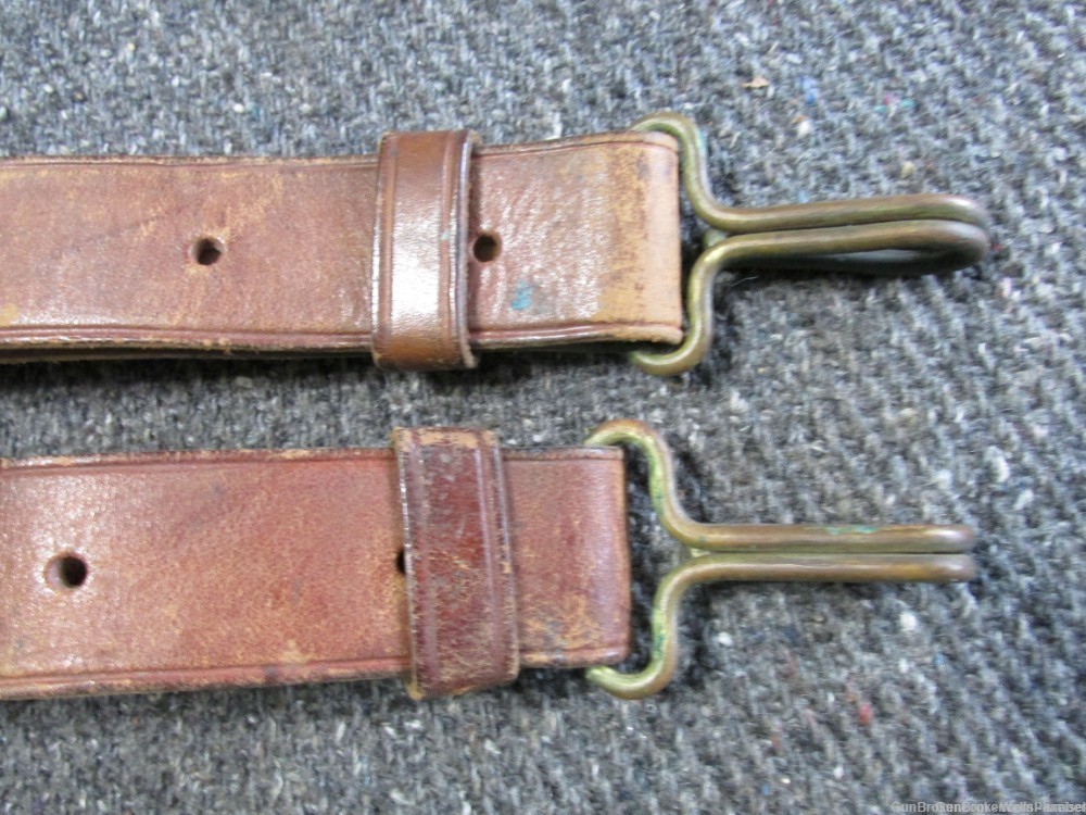INDIAN WARS SPANISH AMERICAN WAR US ARMY CANTEEN STRAP w/ HOOKS (RIA 1905)-img-1