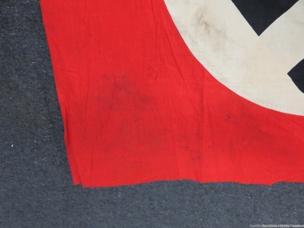 GERMAN WWII NSDAP NATIONAL FLAG ORIGINAL PRE-1945 (NICE DISPLAY SIZE)-img-6