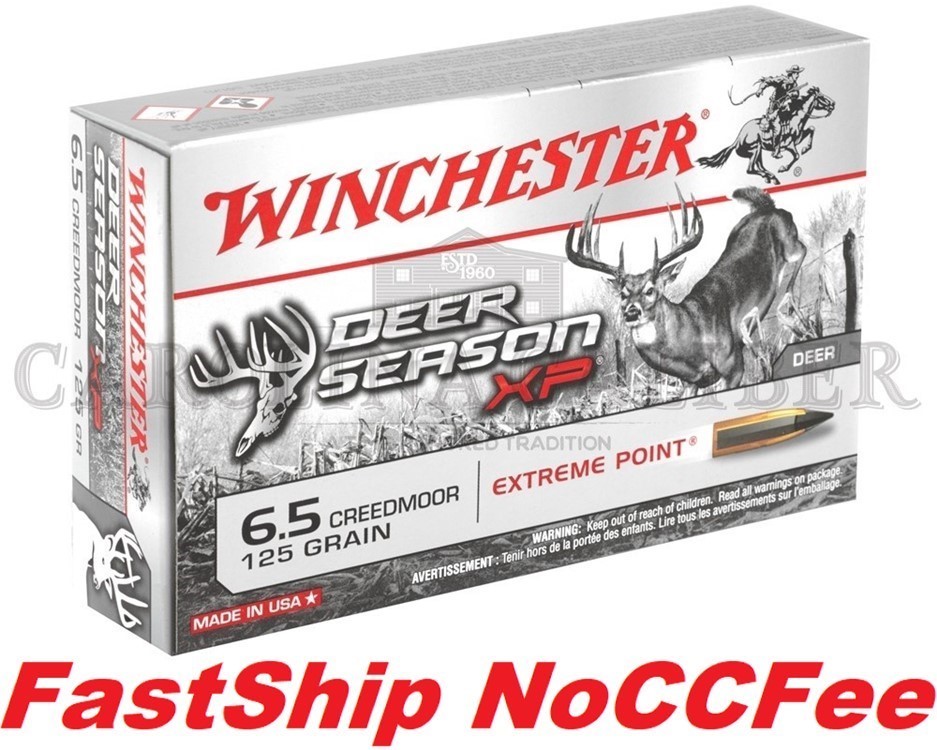 WINCHESTER 6.5CM EXTREME POINT DEER SEASON XP X65DS 6.5 CREEDMOOR-img-0