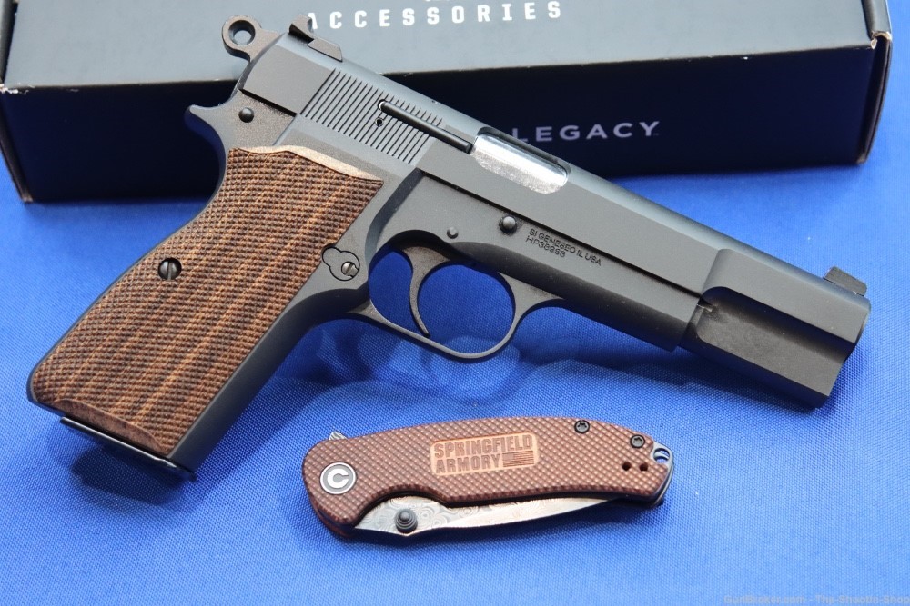 Springfield Model SA-35 Pistol & Knife Combo 9MM Luger Hi-Power 15RD SA35 9-img-14