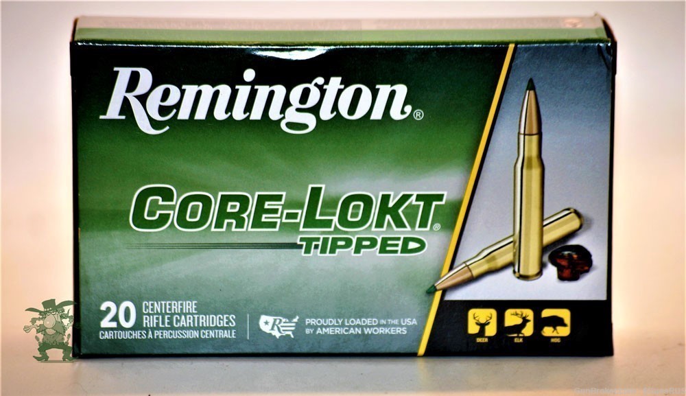 30-06 Remington 150 Gr 30-06 SPRINGFIELD CORE-LOKT TIPPED 20 Round Box-img-2