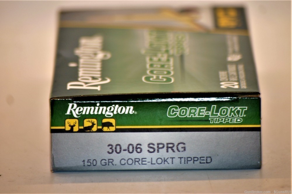 30-06 Remington 150 Gr 30-06 SPRINGFIELD CORE-LOKT TIPPED 20 Round Box-img-4