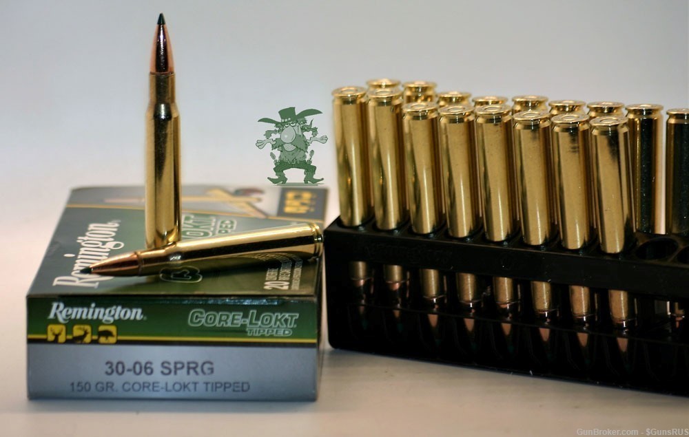 30-06 Remington 150 Gr 30-06 SPRINGFIELD CORE-LOKT TIPPED 20 Round Box-img-3