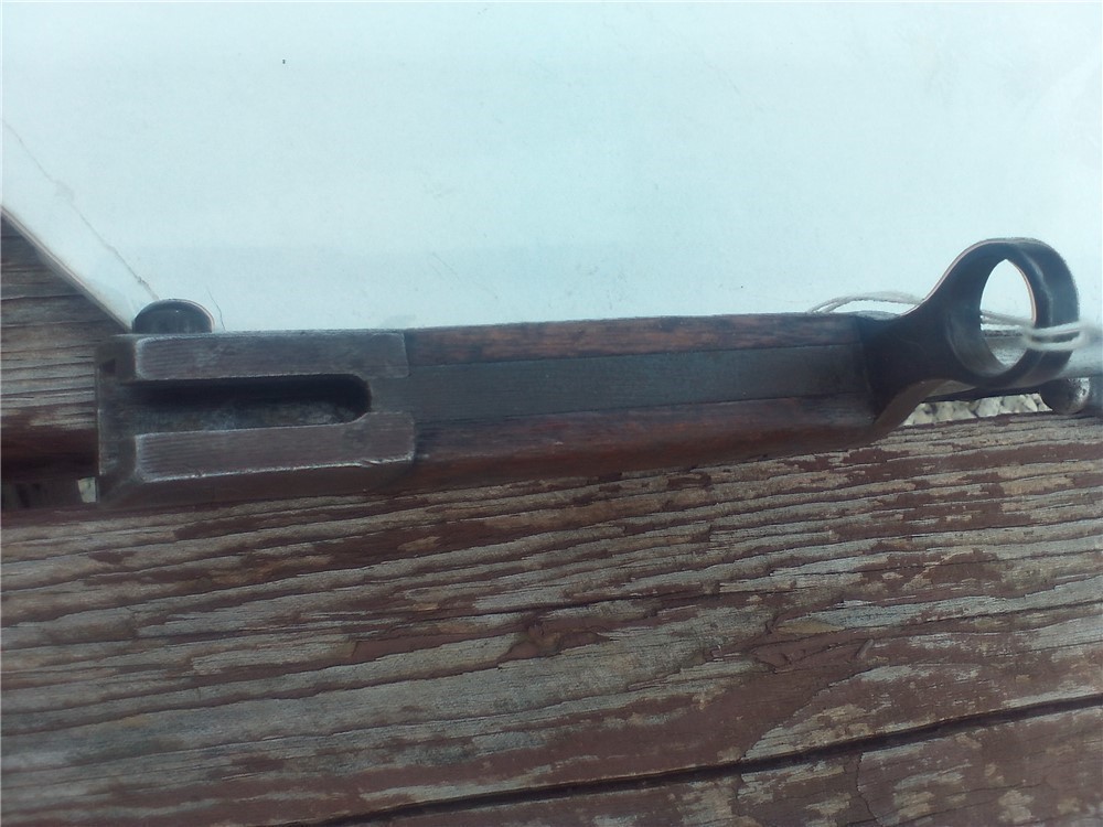 WWII Jap pre-'39 Arisaka rifle bayonet w/scabbard-img-6