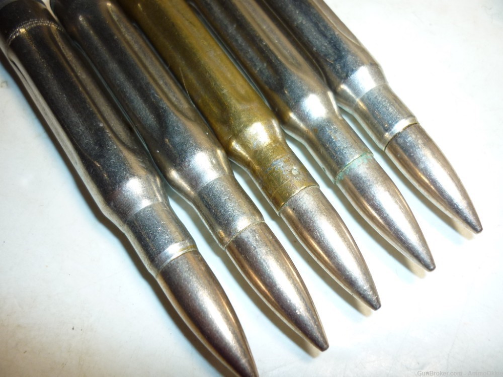 1rd Danish .30 06 DUMMY CARTRIDGES Reclaimed / Converted Snap Cap Drill-img-7