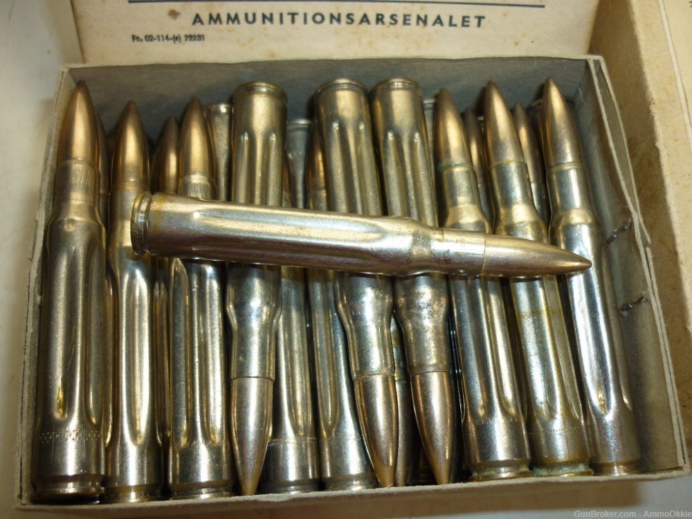 1rd Danish .30 06 DUMMY CARTRIDGES Reclaimed / Converted Snap Cap Drill-img-1